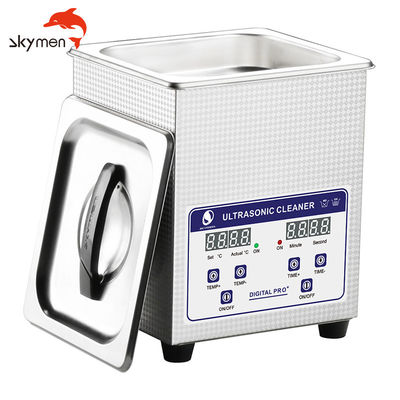 De digitale Ultrasone Reinigingsmachine van Tijdopnemersus304 2L 600w Glazen