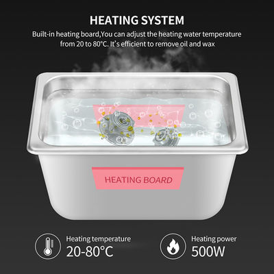 het Roestvrije staal Ultrasoon Bad van 40kHz 8gallon voor Metaaldelen 30L