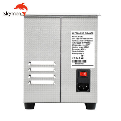 Schonere ultrasone juwelen schonere 40kHz SKYMEN JP-010 van Cannulated2l de Ultrasone Glazen